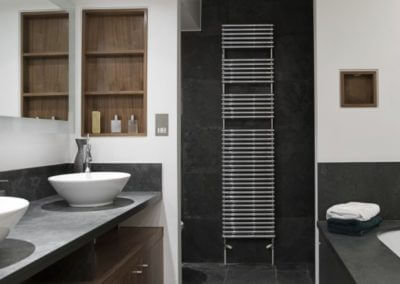 Bathroom Honed Black Stone