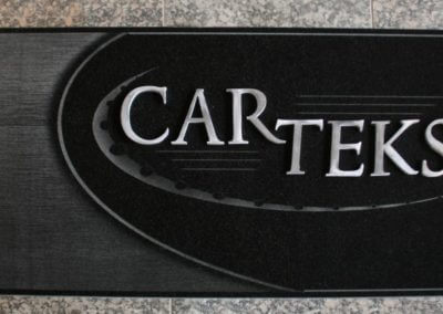 Granite Sign With Steel Letters